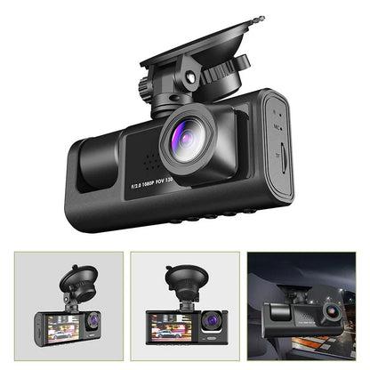 📹 Cámara DVR para Auto 2 Lentes Full HD 1080p