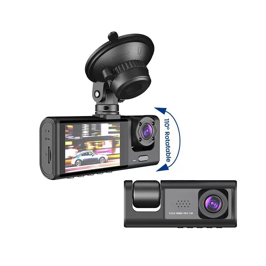 📹 Cámara DVR para Auto 2 Lentes Full HD 1080p